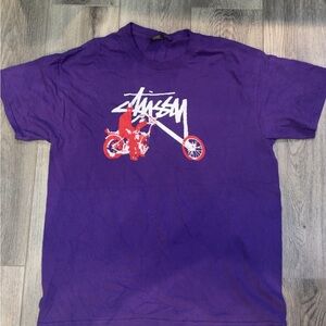 Stussy Vibrant Purple Tee